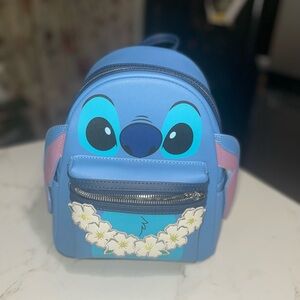 Loungefly Disney Lilo & Stitch Figural Stitch with Lei Mini Backpack